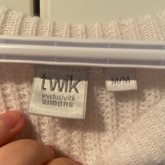 Twik Ribbed Knit Sweater Beige - Picture 3 of 4